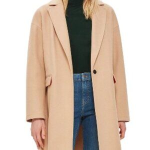 Top Shop Lily knit back midi coat
